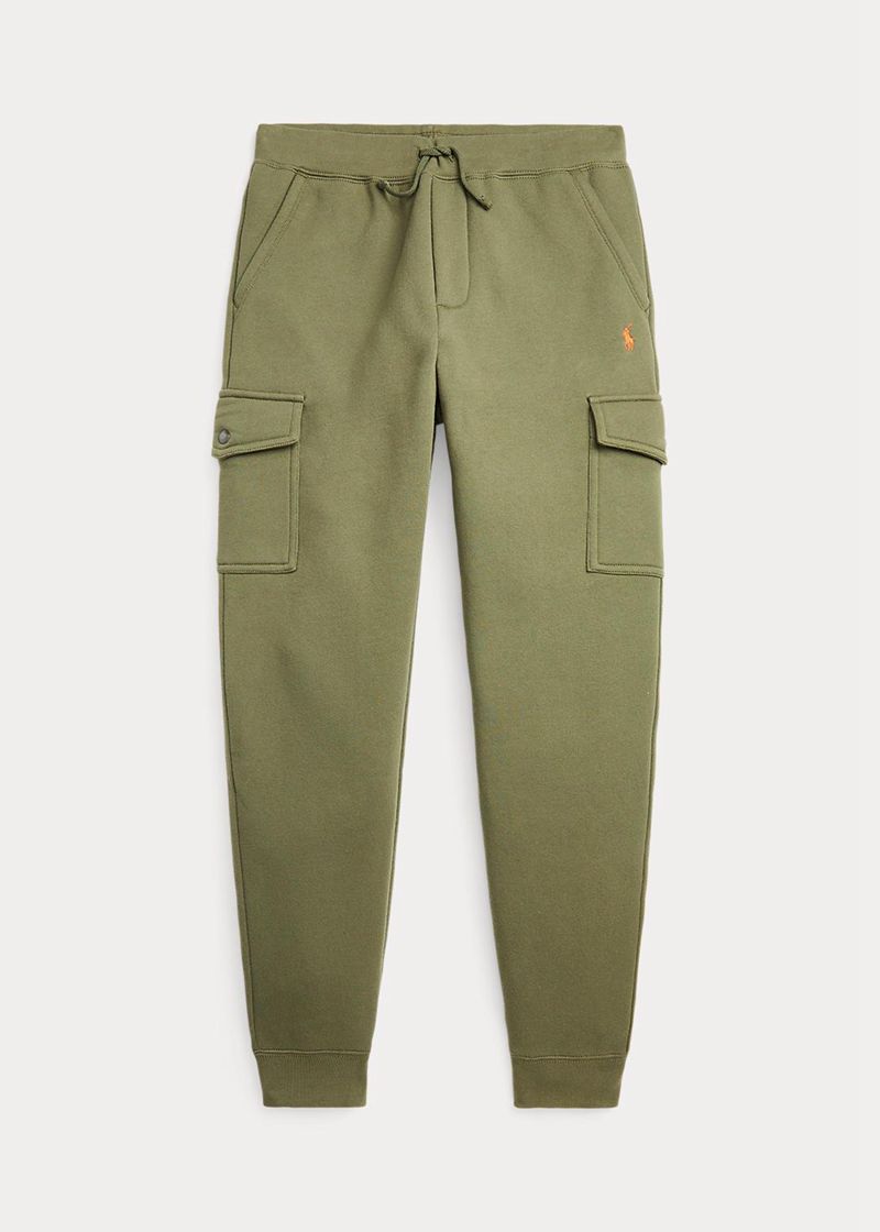 ラルフ ローレン パンツ ボーイ オリーブ 6-14 年 フリース Cargo Jogger QUOMS9168